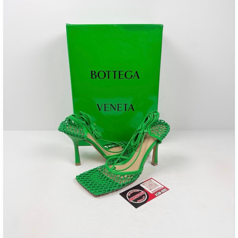 Size 7.5 - Bottega Veneta Mesh Stretch Sandals NEW